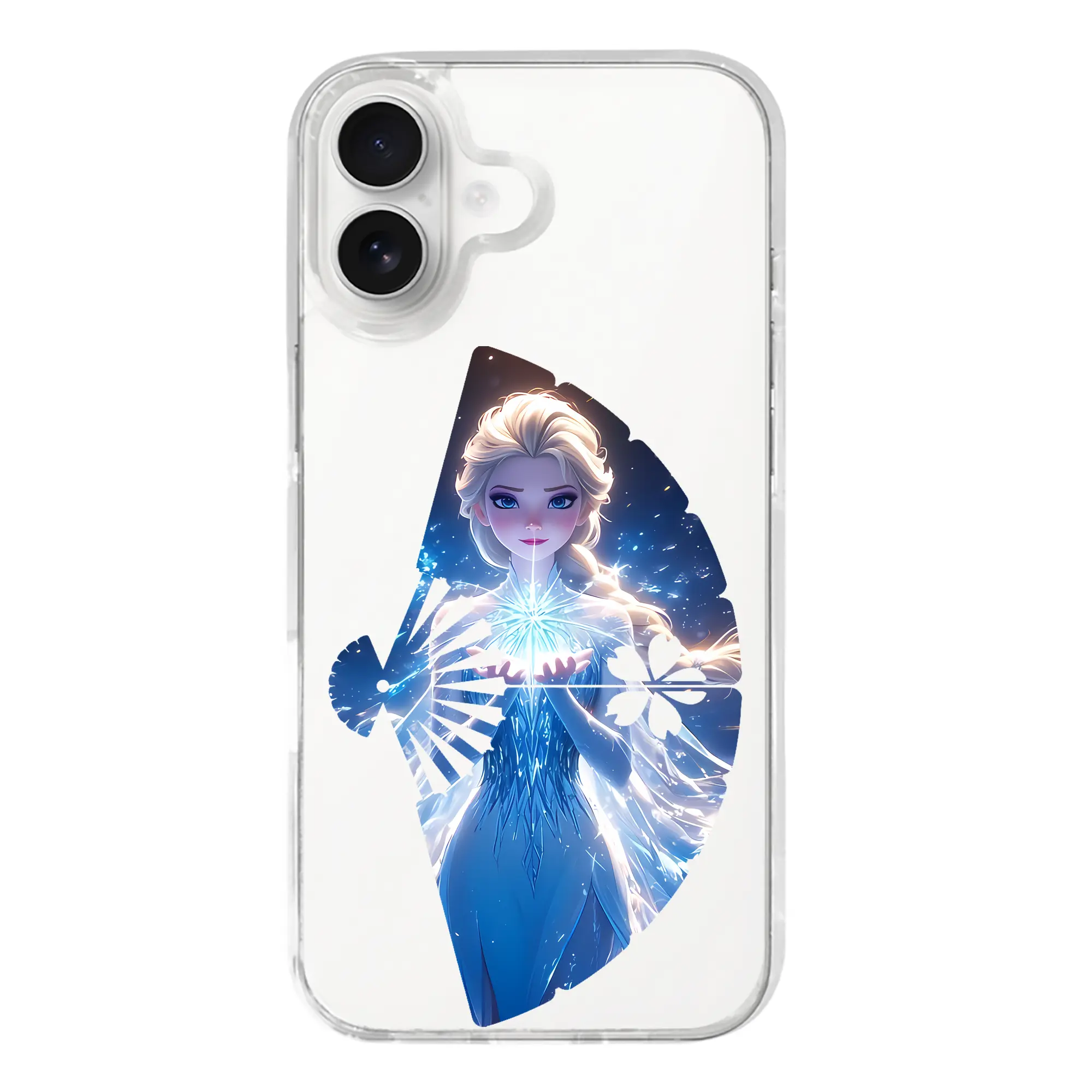 アナと雪の女王(Frozen) グッズ エルサ(Elsa) - iPhone 17シリーズ 透明スマホケース – 薄型・耐衝撃・精密フィット保護カバー